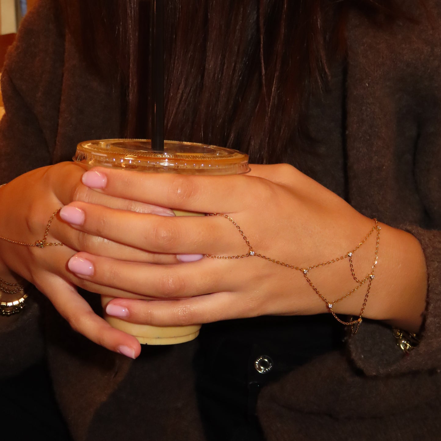 Layered Hand Chain
