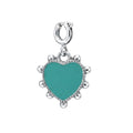 Blue Heart Silver