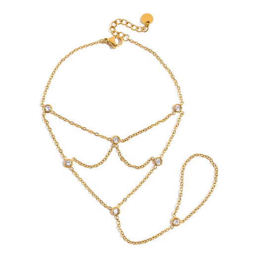 Layered Hand Chain
